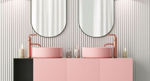 Bathroom With Customize Mirror — Security Door Screen in Gatton, QLD