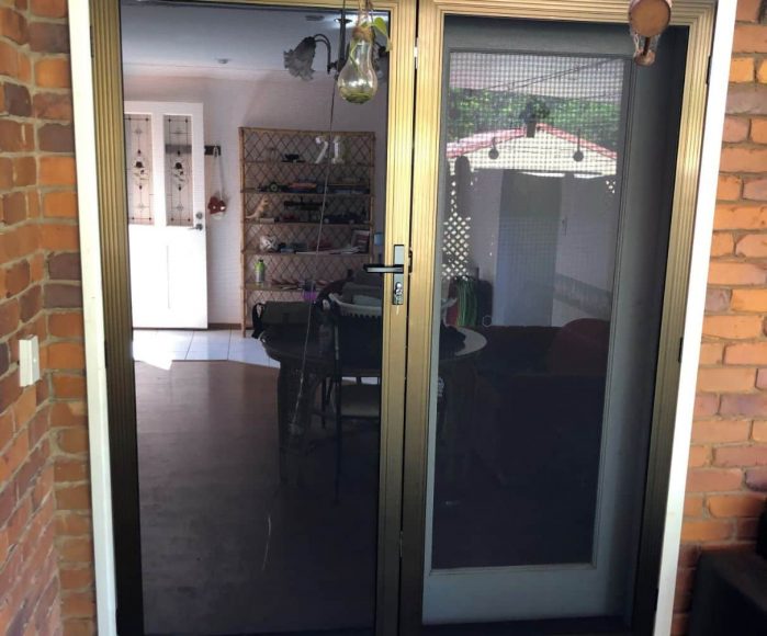 Secureview Security French Screen with Bronze Anodised Frames — Security Screen in Toowoomba in QLD