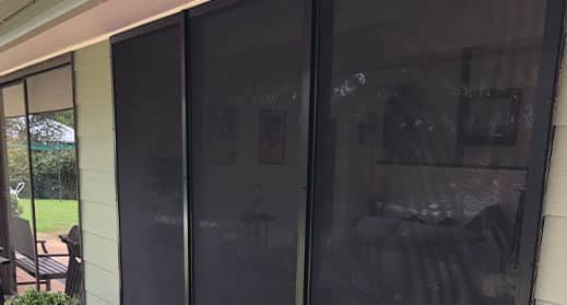 Secureview Window Security Screen with Black Frame Windows Install Before Photo Bathroom Vanity Frameless Mirror — Shower Screen in Toowoomba in QLD